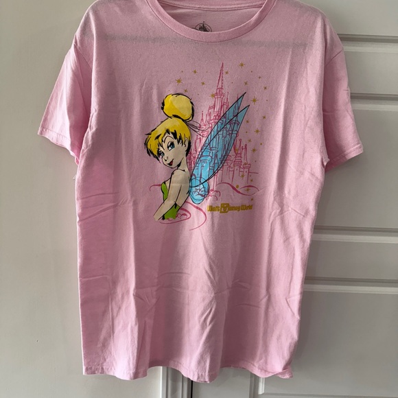 Disney Pink Tinkerbell Short Sleeve Tee - Picture 1 of 3